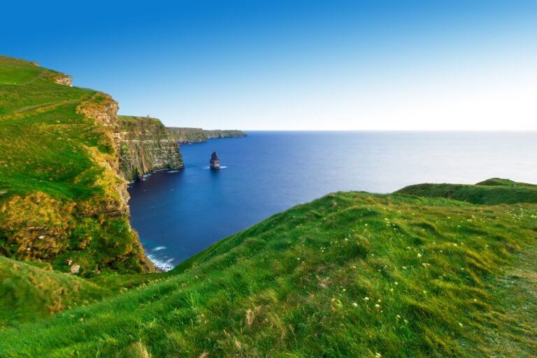cliffs near the ocean cliffs of moher coastal walk