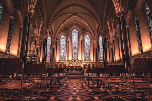 the inside of a church 7 historical attractions in Dublin
