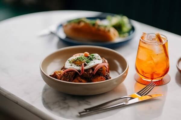 some food on plates and a beverage food tours in Ireland