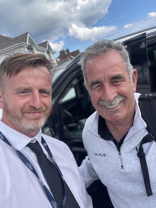 two men smiling experience Ireland's northwest
